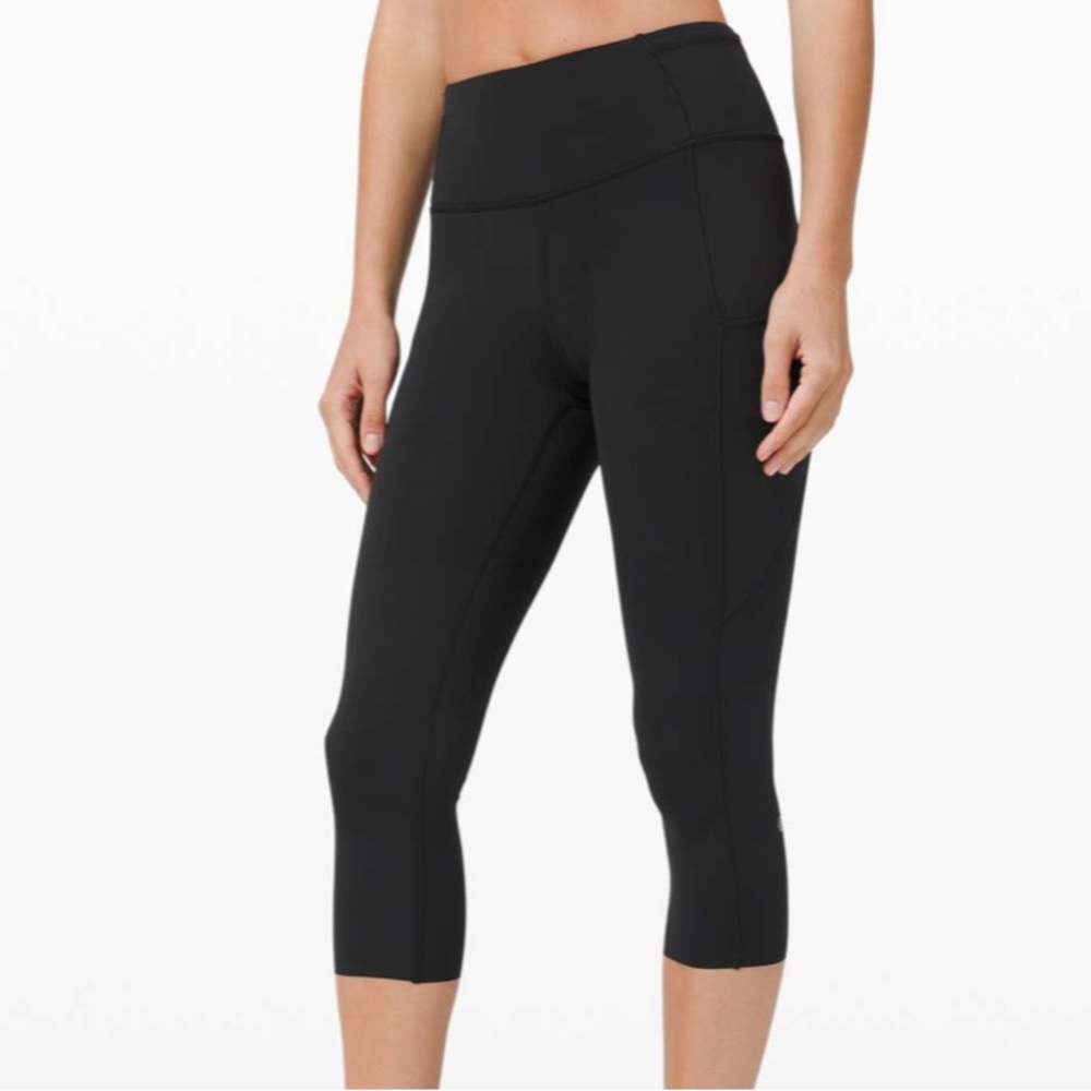lululemon Black Capri Leggings NWT size 4